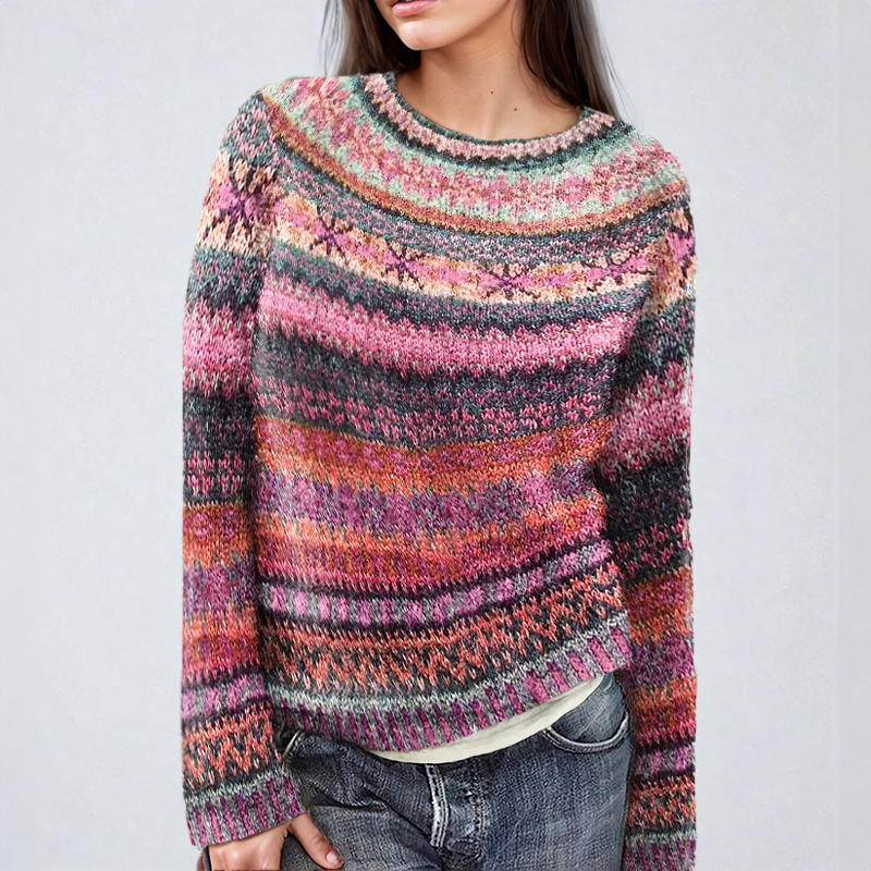 Anna | Klassischer Fair Isle Pullover