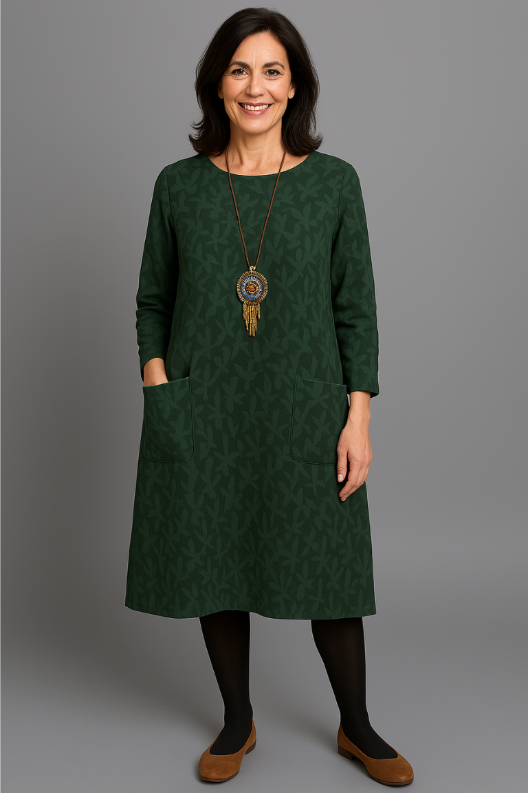 Zendaya™ - Schlankes Kleid mit Vollverkleidung