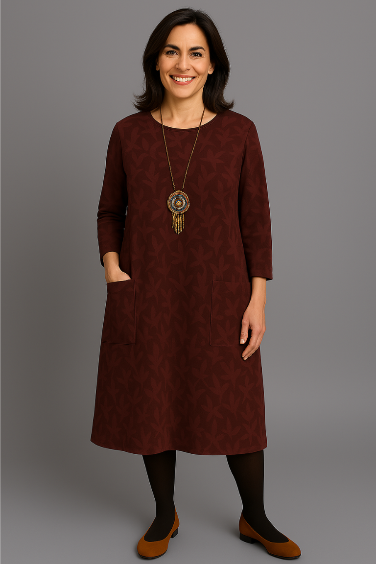 Zendaya™ - Schlankes Kleid mit Vollverkleidung