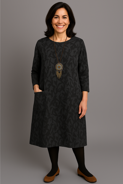 Zendaya™ - Schlankes Kleid mit Vollverkleidung