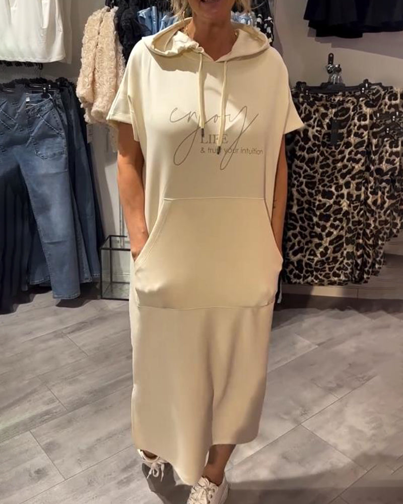 Saskia™ | Lässiges Hoodie-Kleid