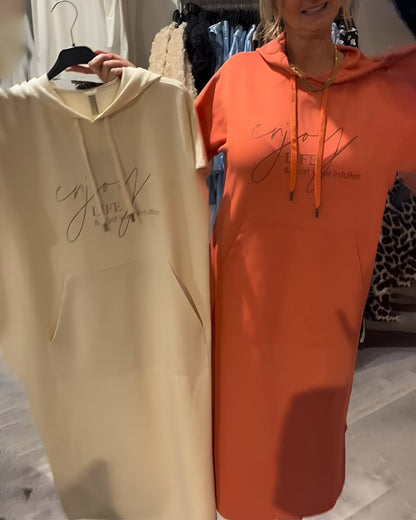 Saskia™ | Lässiges Hoodie-Kleid