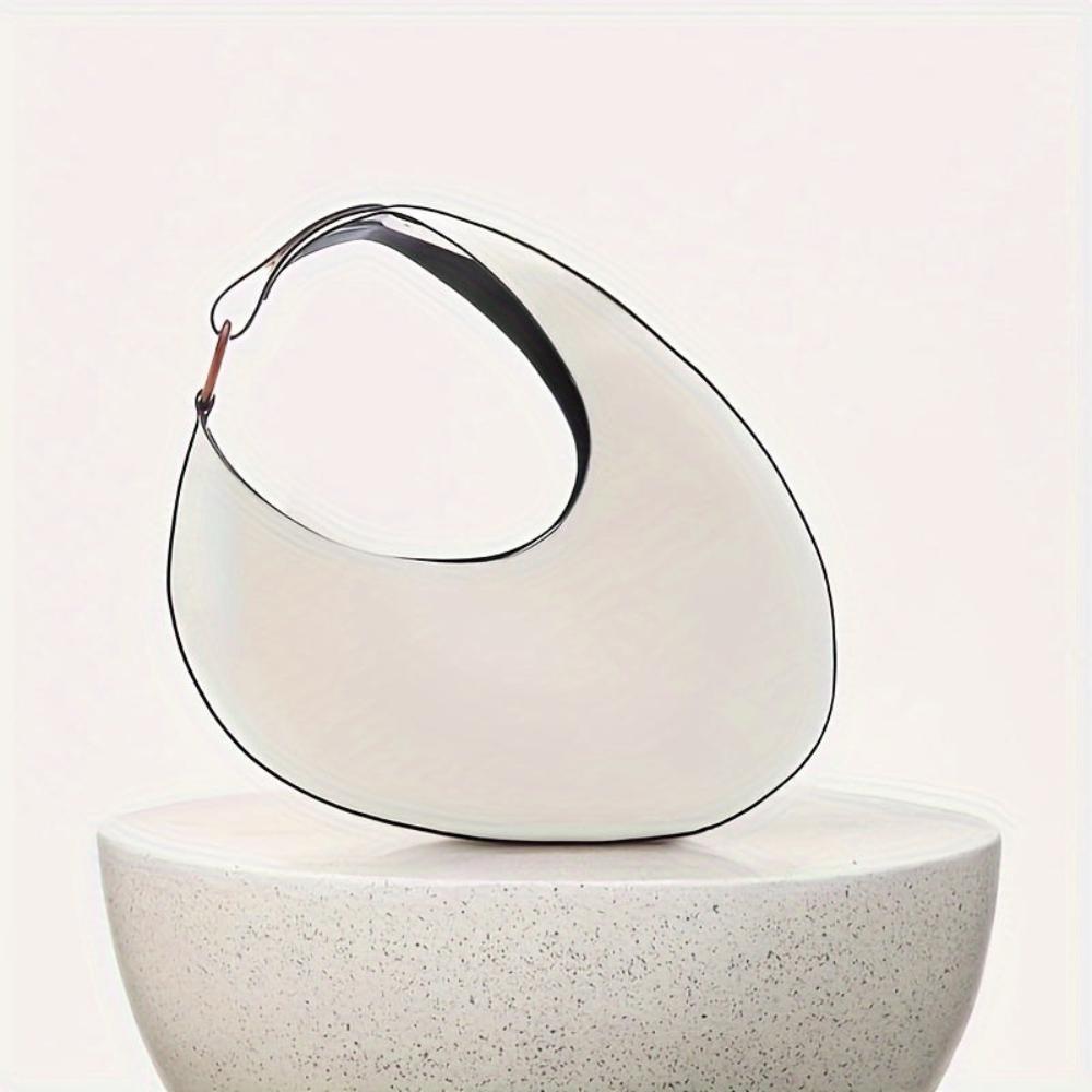 Anelisa® | Elegante moderne minimalistische Hobo-Tasche in einfarbig