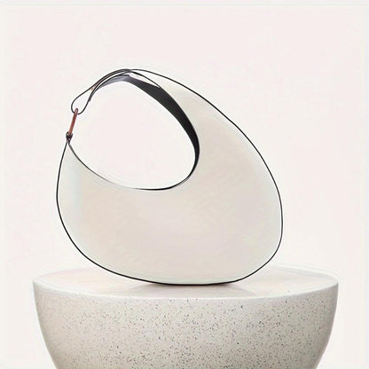 Anelisa® | Elegante moderne minimalistische Hobo-Tasche in einfarbig