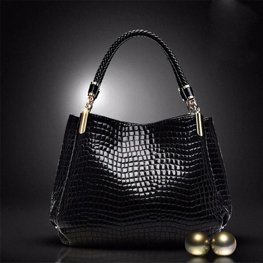 Bellina® | Langlebige Eleganz Handtasche mit Krokodilmuster