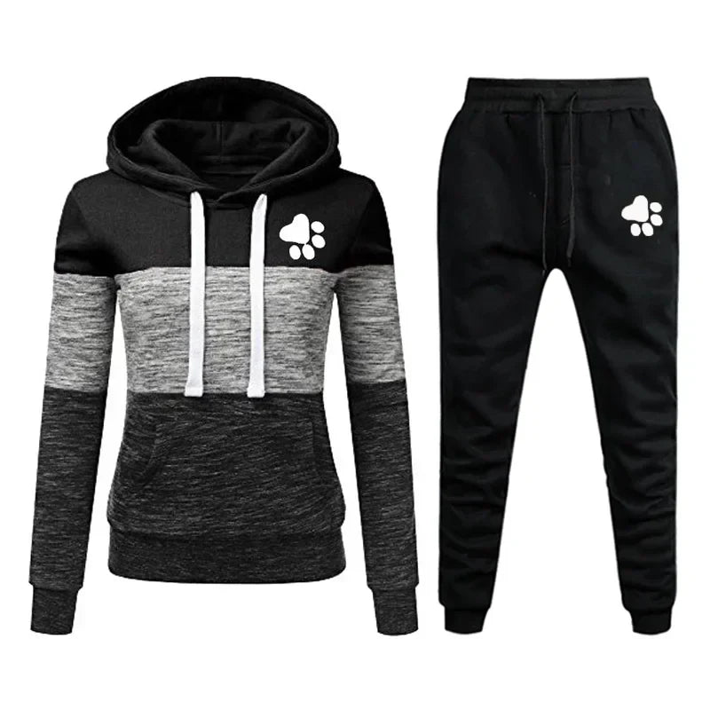 Zoe™ – Bequemes Kapuzen-Trainingsanzug-Set