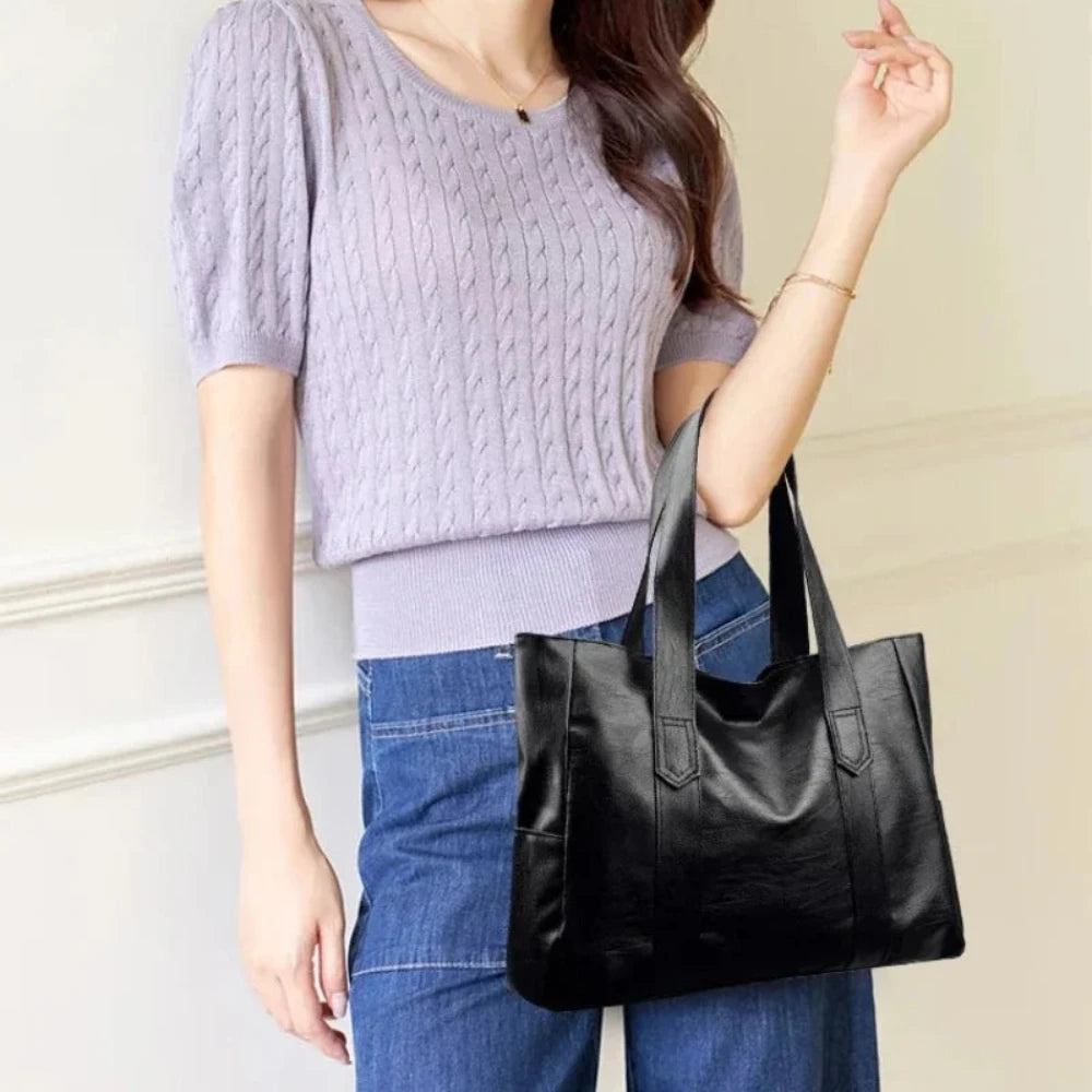 Abigail™ - Minimalistische Luxuriöse Weiche Schultertasche