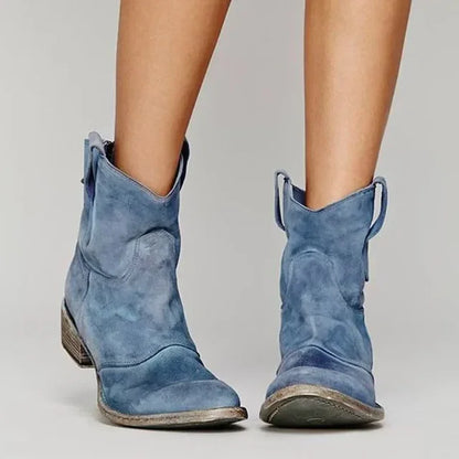 Thalia | Vintage Cowboy-Stiefeletten