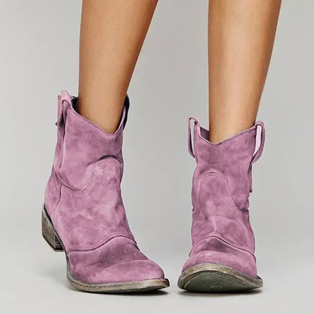 Thalia | Vintage Cowboy-Stiefeletten