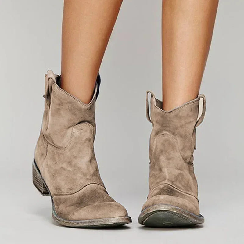 Thalia | Vintage Cowboy-Stiefeletten