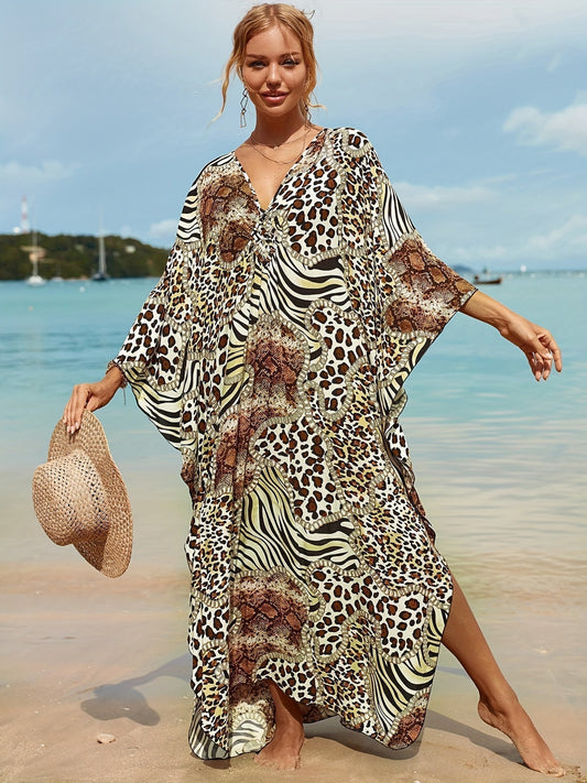 Amara™ - Wild Safari Strandkleid