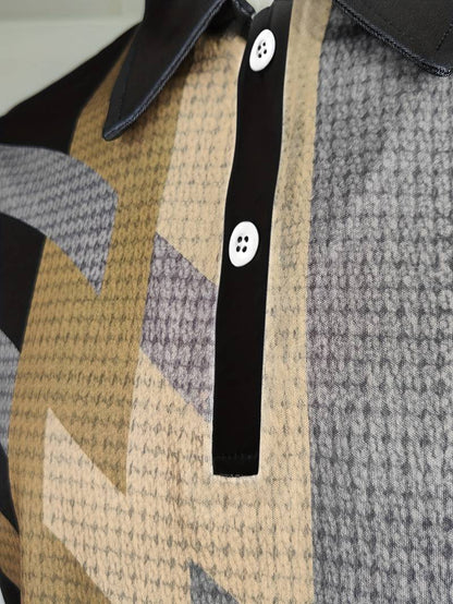 Lässiges Herren Polo im Vintage Stil