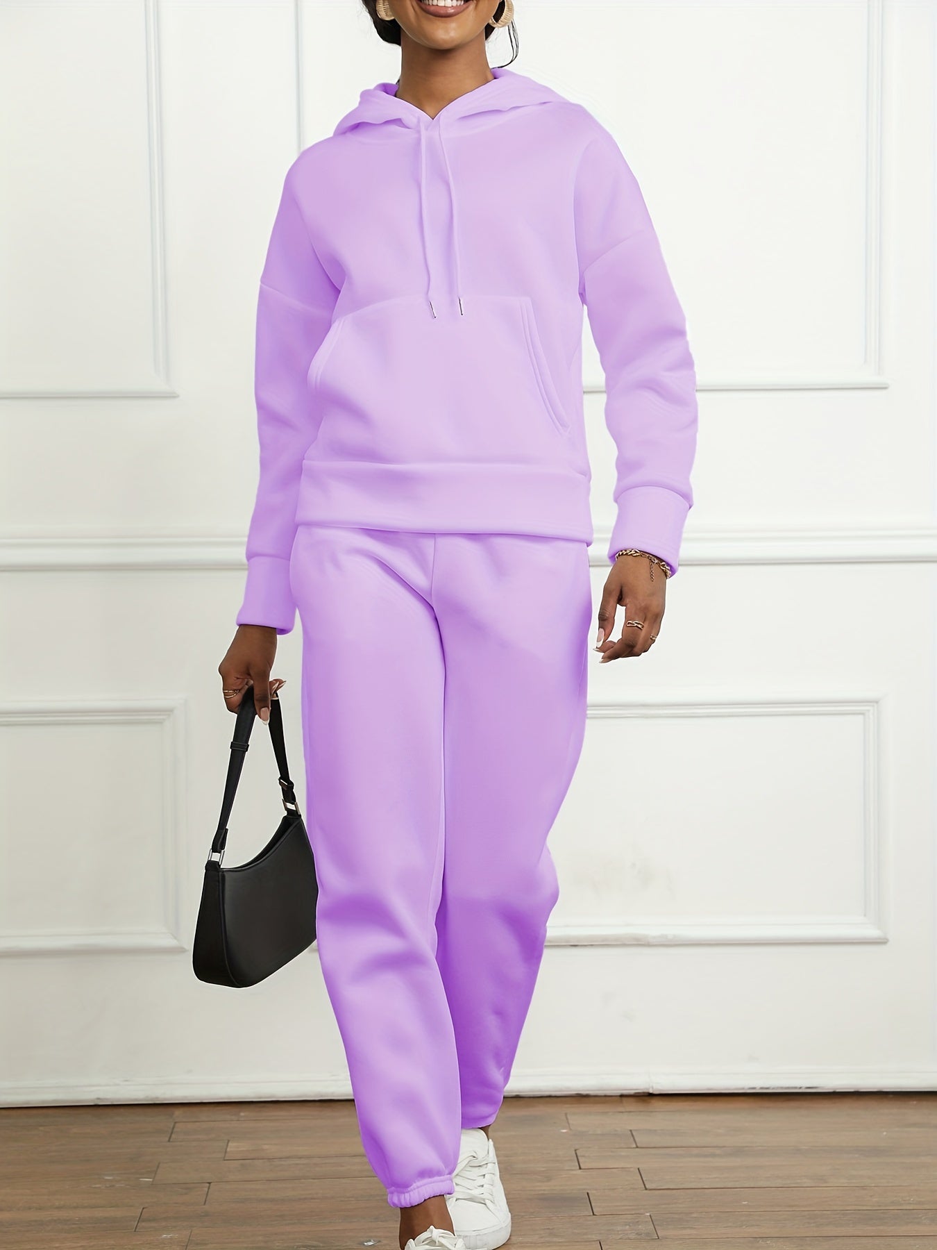 2-teiliges Athleisure-Set, Übergroßer Kapuzenpullover & Sweatpants