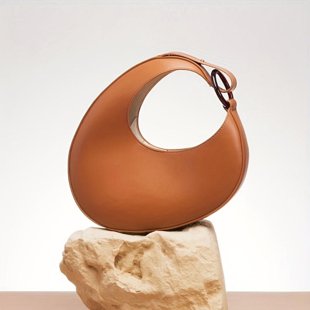 Anelisa® | Elegante moderne minimalistische Hobo-Tasche in einfarbig