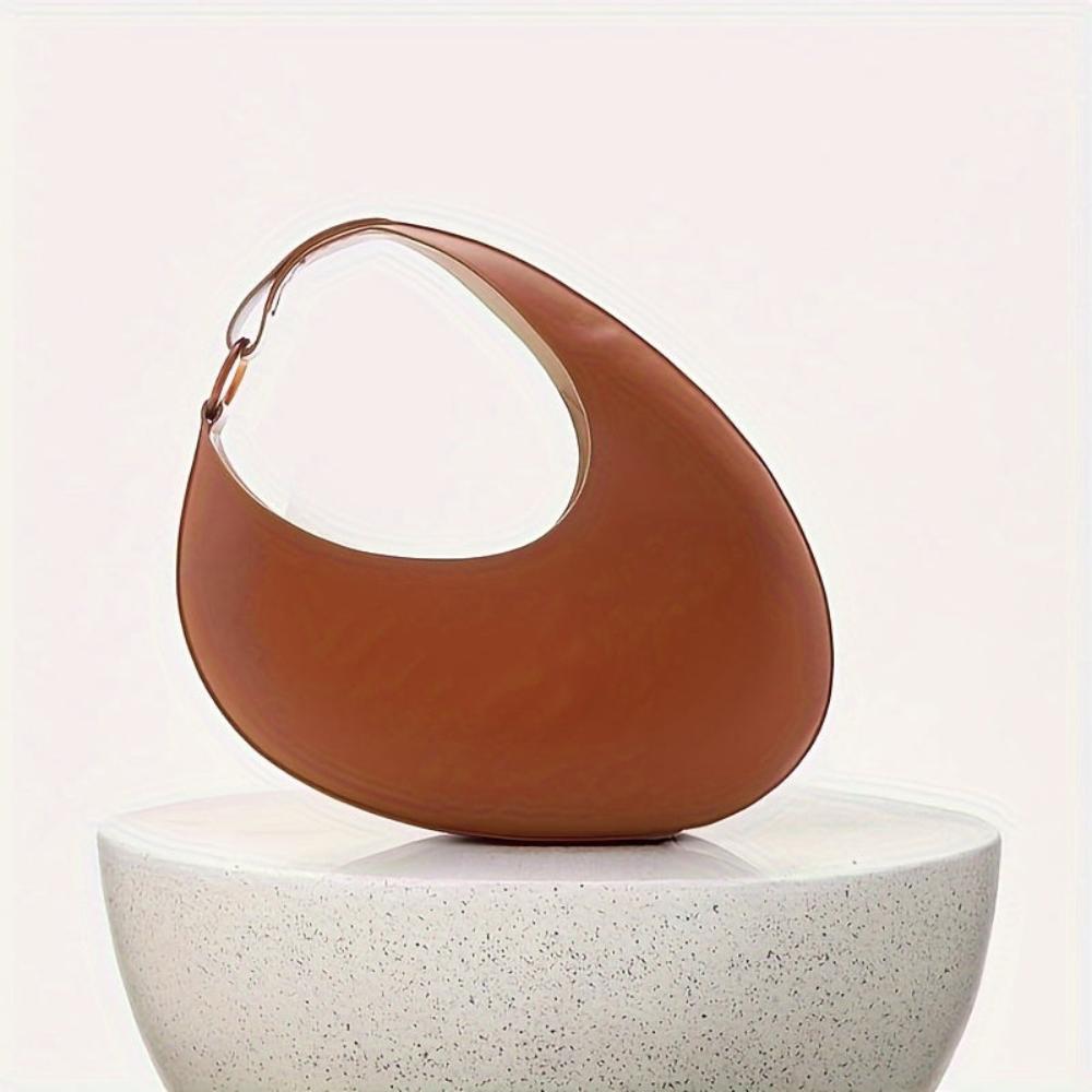 Anelisa® | Elegante moderne minimalistische Hobo-Tasche in einfarbig