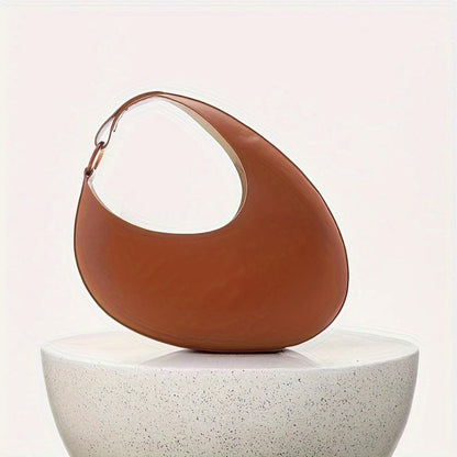 Anelisa® | Elegante moderne minimalistische Hobo-Tasche in einfarbig