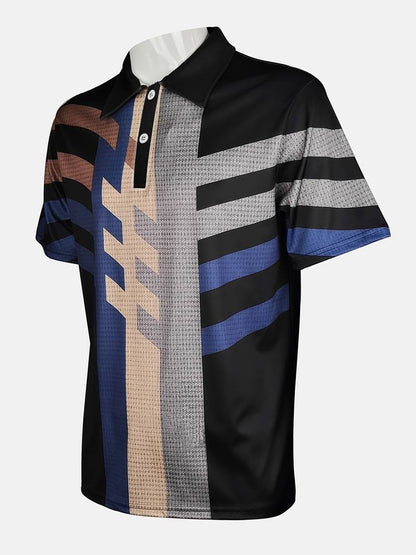 Lässiges Herren Polo im Vintage Stil