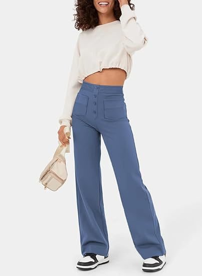 Olivia - High-Waisted Freizeithose