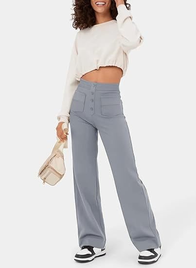 Olivia - High-Waisted Freizeithose