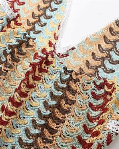 Andie - Schickes V-Ausschnitt Kleid